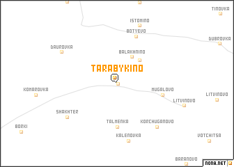 map of Tarabykino