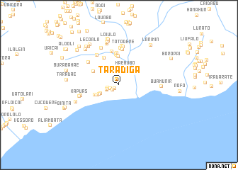 map of Taradiga