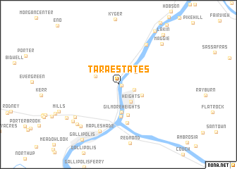 map of Tara Estates