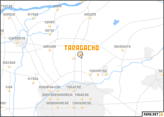 map of Taragachō