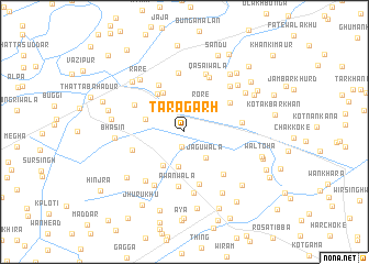 map of Tārāgarh