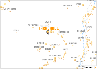 map of Taraghdul