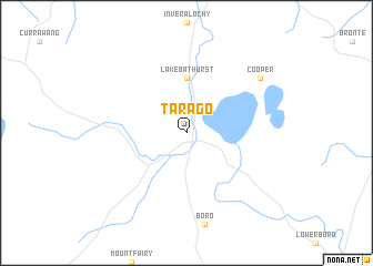 map of Tarago