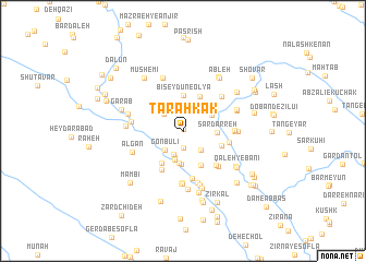 map of Tarah Kak
