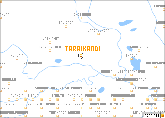 map of Tarai Kāndi