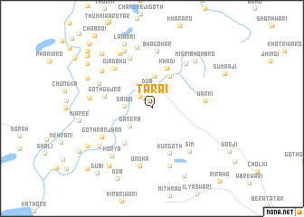 map of Tarāi