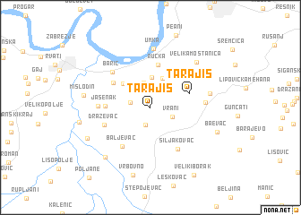 map of Tarajiš