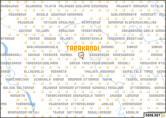 map of Tārākāndi