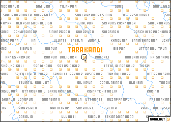 map of Tārākāndi