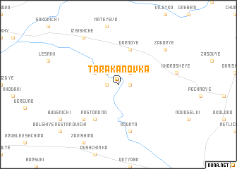 map of Tarakanovka