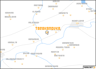 map of Tarakanovka