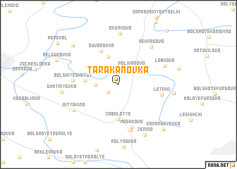 map of Tarakanovka