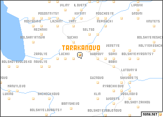 map of Tarakanovo