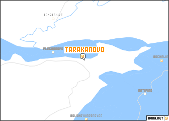 map of Tarakanovo