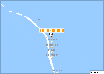 map of Tarakarawa