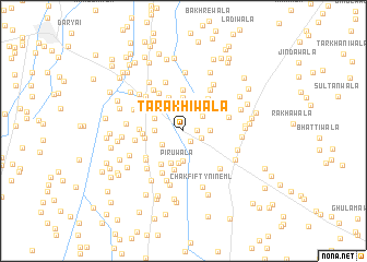 map of Tarakhīwāla