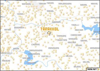 map of Tarak-kol