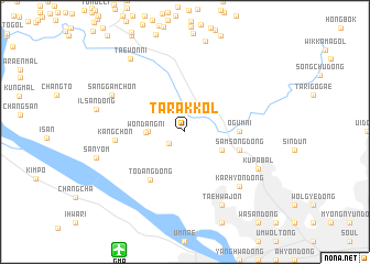 map of Tarak-kol