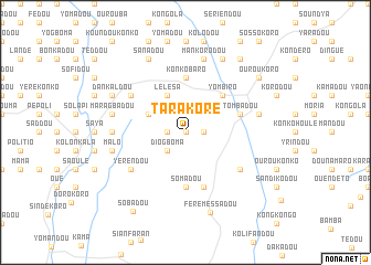 map of Tarakoré