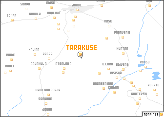 map of Tarakuse