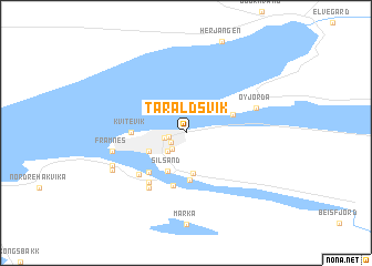 map of Taraldsvik