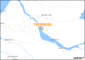 map of Taramakau