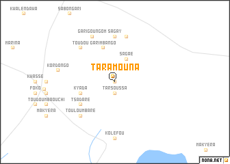 map of Taramouna