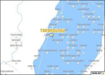 map of Taramounou