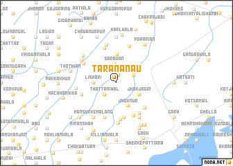 map of Tarāna Nau