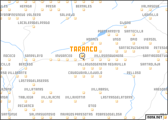 map of Taranco