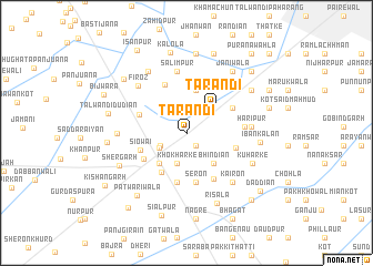 map of Tarāndi
