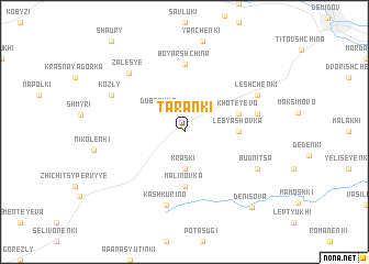 map of Taranki