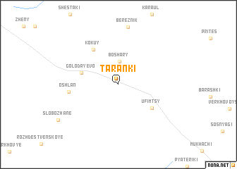 map of Taranki