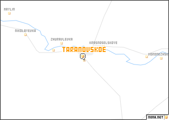 map of Taranovskoe