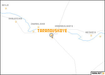 map of Taranovskoye