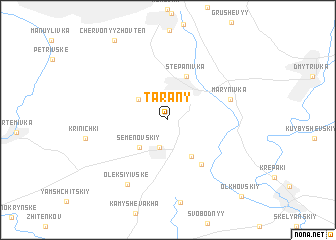 map of Tarany