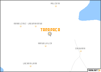 map of Tarapacá