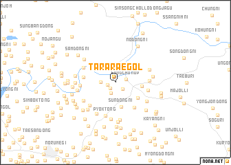 map of Tararae-gol