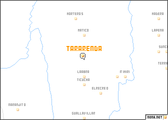 map of Tararenda