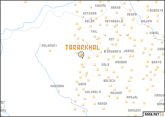 map of Tarār Khāl