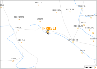 map of Taraşçı