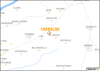 map of Tarascon