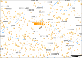 map of Taraševac