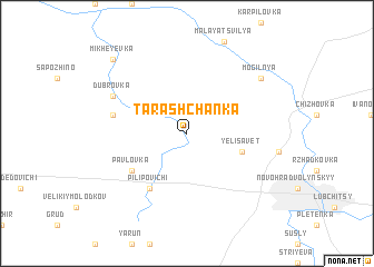 map of Tarashchanka