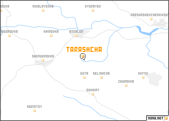 map of Tarashcha