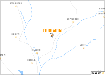 map of Tarāsingi