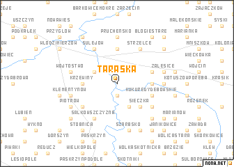map of Taraska