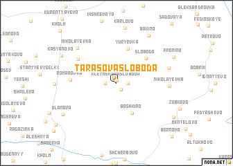 map of Tarasova Sloboda