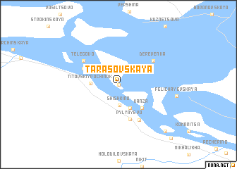 map of Tarasovskaya