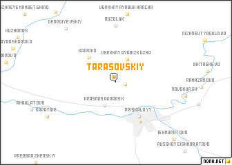 map of Tarasovskiy